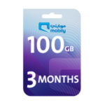 بطاقة موبايلي ﻹعادة شحن الإنترنت 100 جيجا/3 أشهر