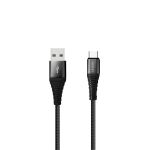 ليفور كيبل USB-Type C بطول 1متر نايلون - أسود